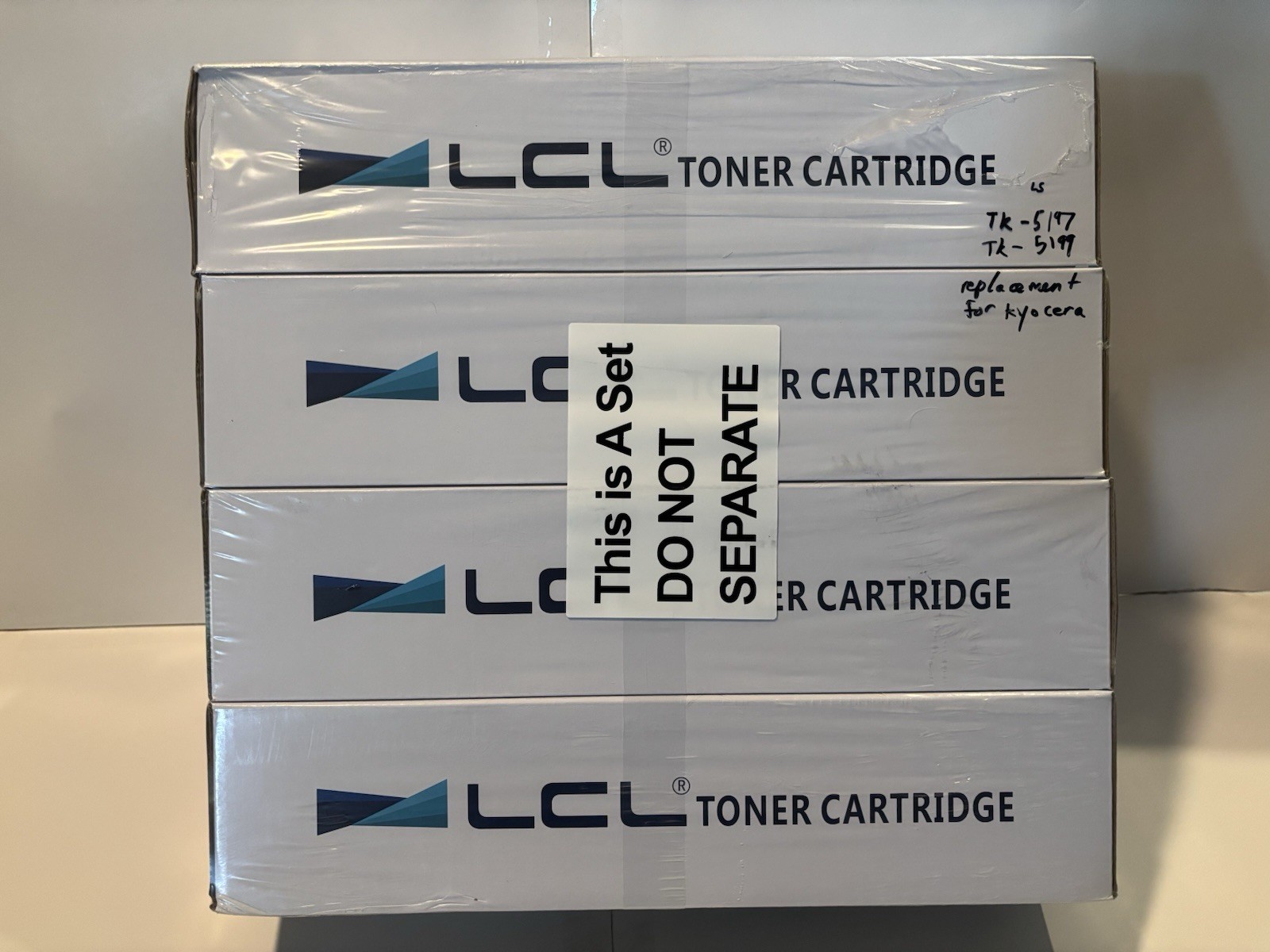 LCL TK-5197 TK-5199 Toner Cartridge Replacement for Kyocera 4 Pack Brand New