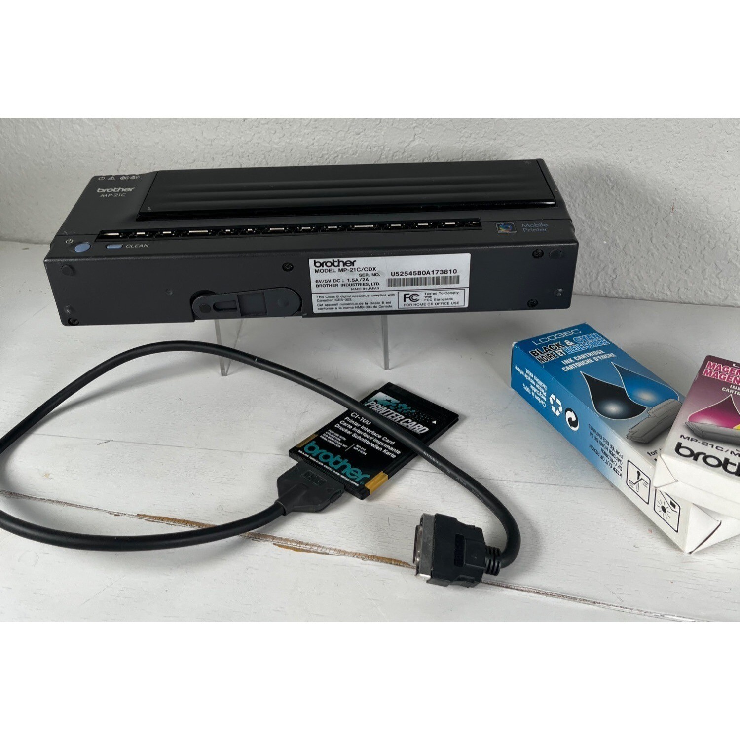 Brother mp 21 C portable printer untested