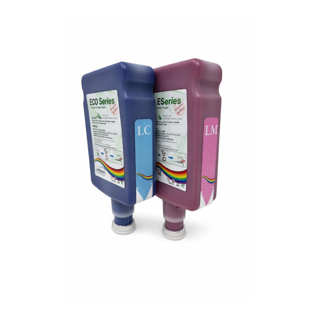 Jetbest MAX Eco-Solvent Ink Set Of 2 L-Cyan & L-Margenta / Roland Printers 500ml