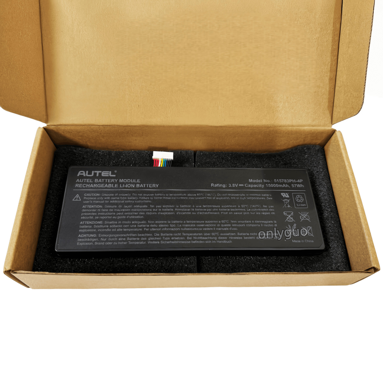 Genuine 515783PH-4P 515783-4P Battery for AUTEL MaxiCOM MK908 MK908P MaxiSys Pro