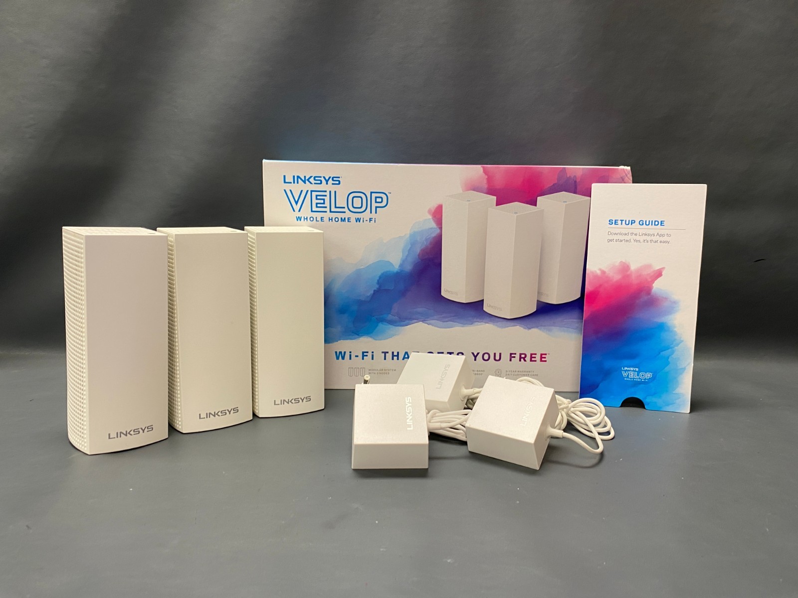 Linksys Velop AC2200 Tri-Band Whole Home Mesh Wi-Fi 5 System (Power-Tested)
