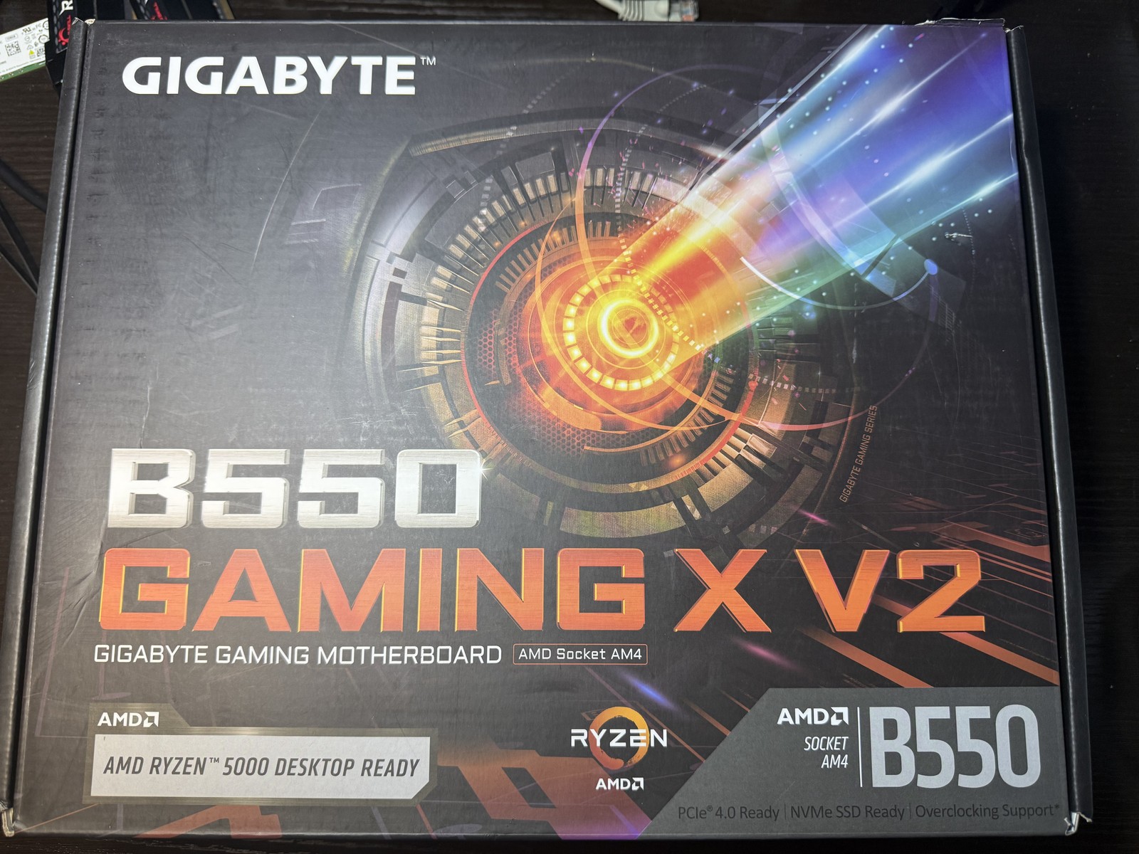 GIGABYTE B550 Gaming X V2 AM4 ATX Motherboard - Fully Tested *Some Accessories*