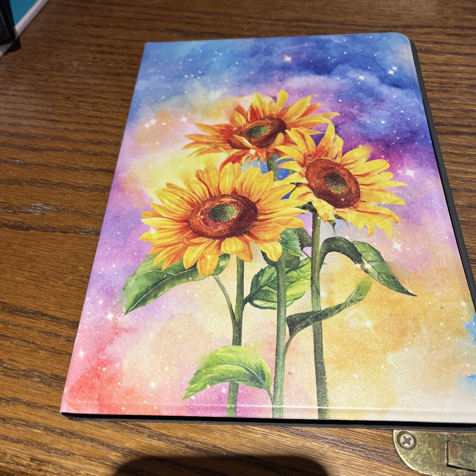 Vimorco Sunflower Print Slim Case For 5th/6th Generation 9.7 Inch 2017/2018 iPad