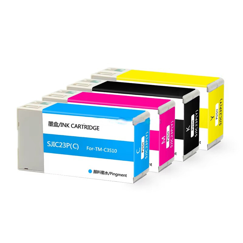 SJIC23P Compatible Ink Cartridge With Pigment Ink For Epson TM-C3510