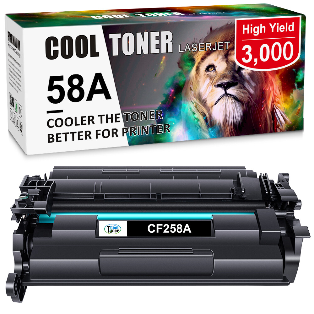 1PK CF258A 58A Toner With Chip for HP LaserJet Pro M404 M404n M428dw MFP M428fdw