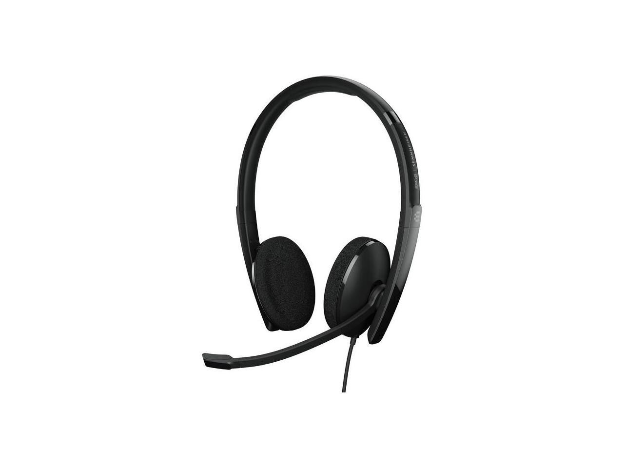 EPOS I Sennheiser ADAPT 160T USB II Stereo Computer Headset Over-the-Head Black