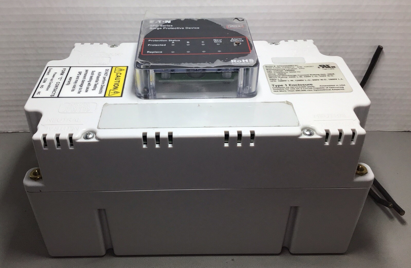 Eaton SPD250400Y2C SPD Series Surge Protective Device  (b344)