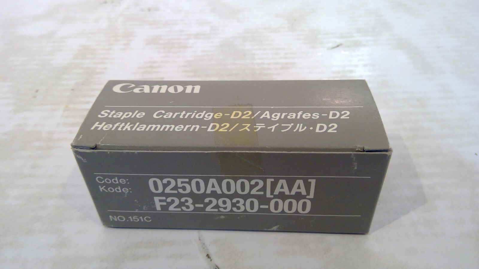 Genuine Canon D2 6016/330 Staple Cartridge x3per box 0250A002[AA], F23-2930-000