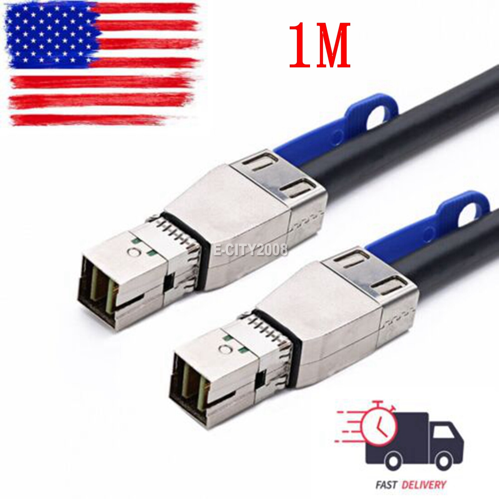 For Dell High Speed External Mini SFF-8644 to SFF-8644 HD SAS Cable 1M/2M