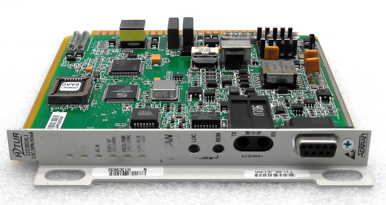 ADTRAN HTUR TSCAN 1223024L1 OPTICAL TRANSCEIVER CARD