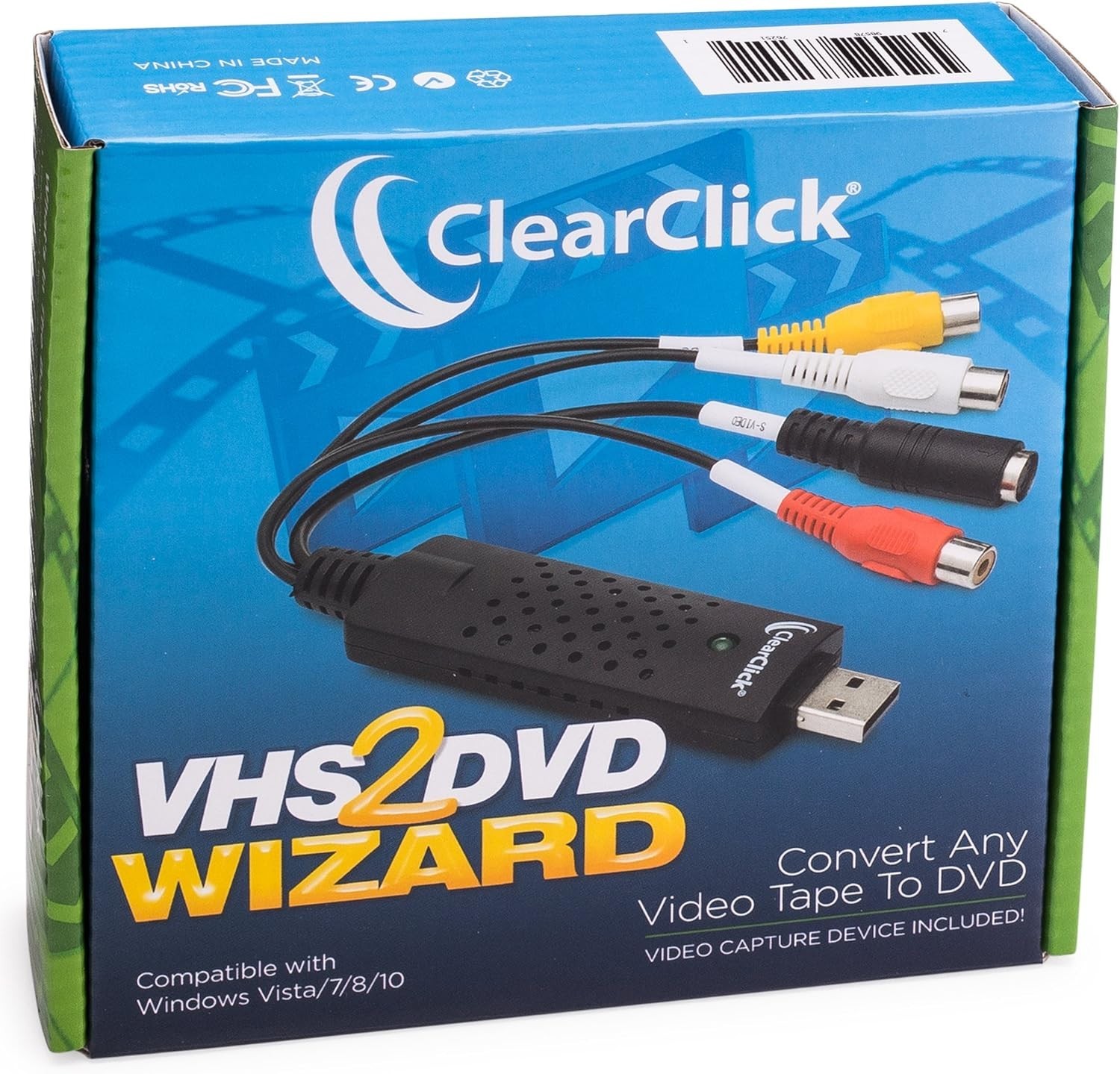VHS To DVD Wizard Software | USB Video Capture Device Grabber | Digital Video