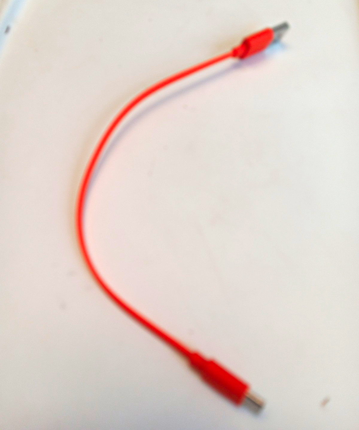 JBL Orange Round USB-A to USB-C Cable 10 in (USB Type-C Male)