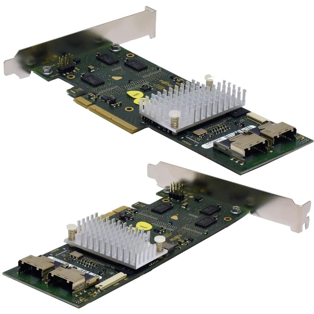 Fujitsu D2616-A22 GS 1 6Gb/s PCIe x8 Dual Port SAS RAID Controller FP