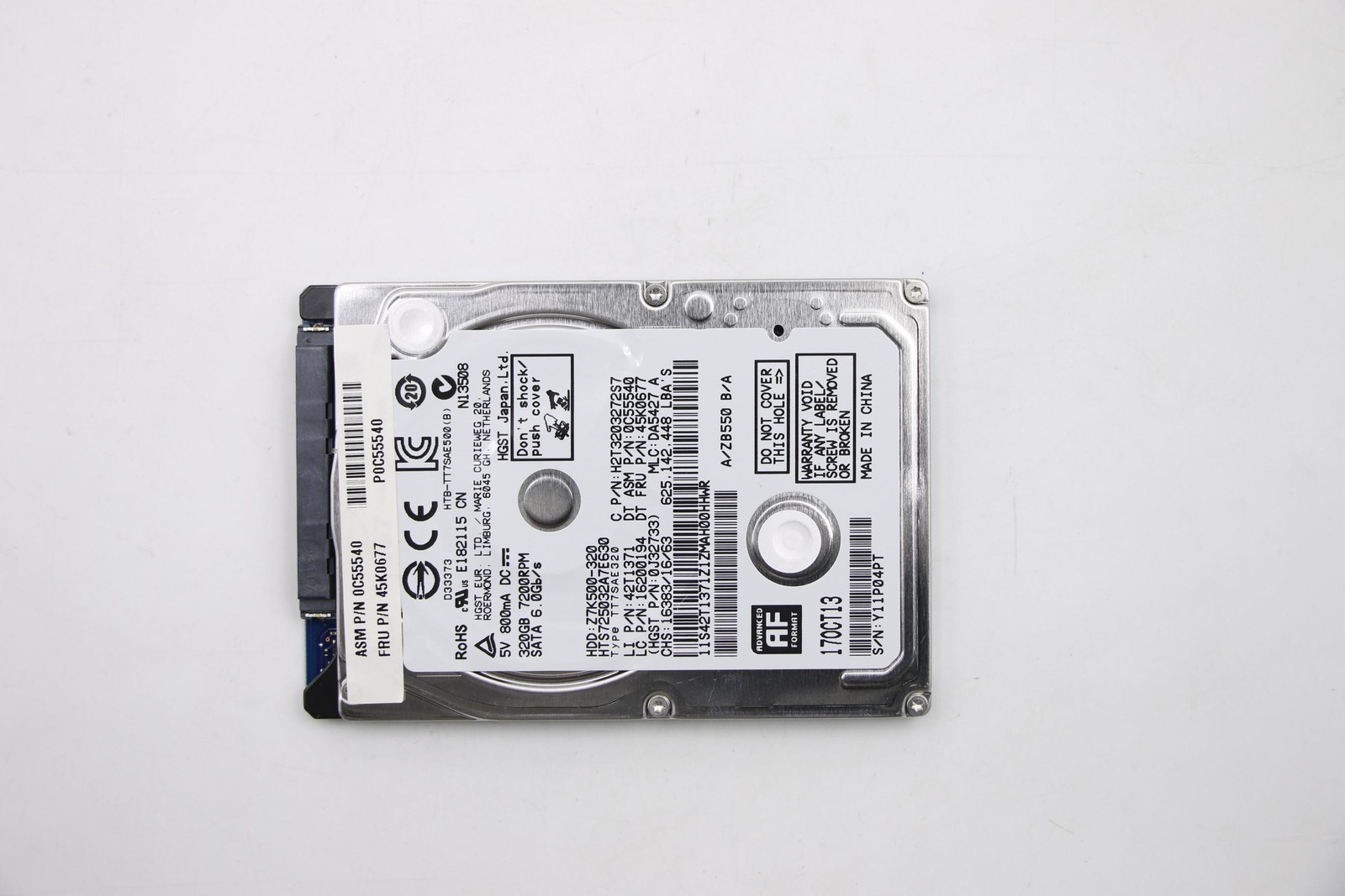 45K0677 HDD 320G 7200 DT2 SATA STD