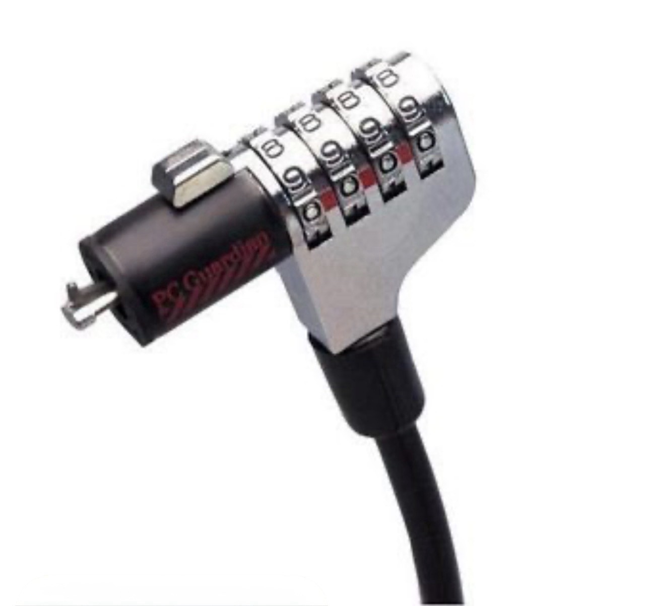 PC Guardian laptop security cable with combination lock, incl. code