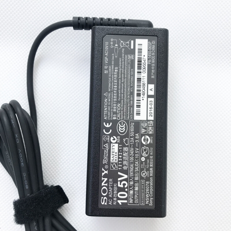 Original SONY 39W Charger 10.5V 3.8A Power Adapter For Sony VAIO VGP-AC10V10