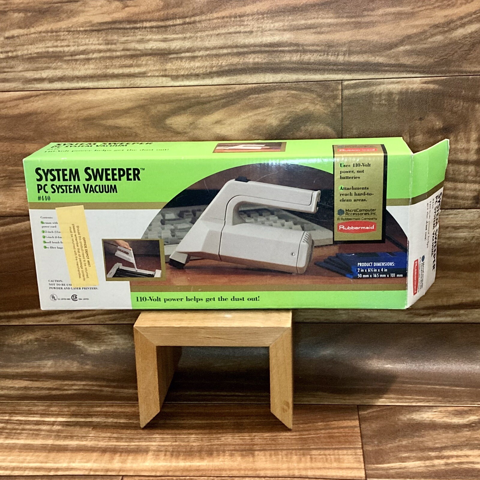 Rubbermaid System Sweeper PC System Vacuum Complete in Box Tested Works