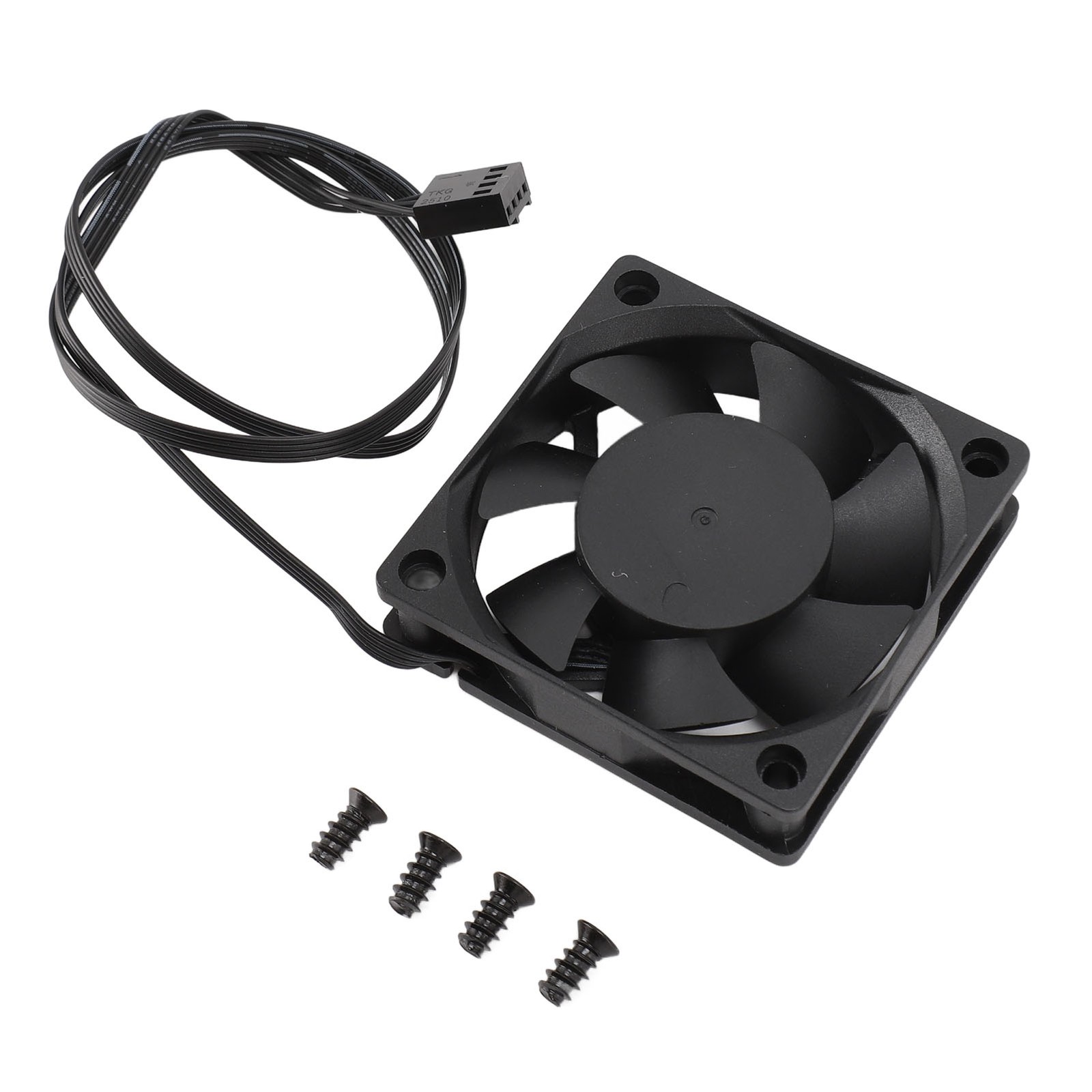60mm Computer Case Fan PBT 4 Pin PWM Smart Temperature Control 3000RPM Quie PAVE