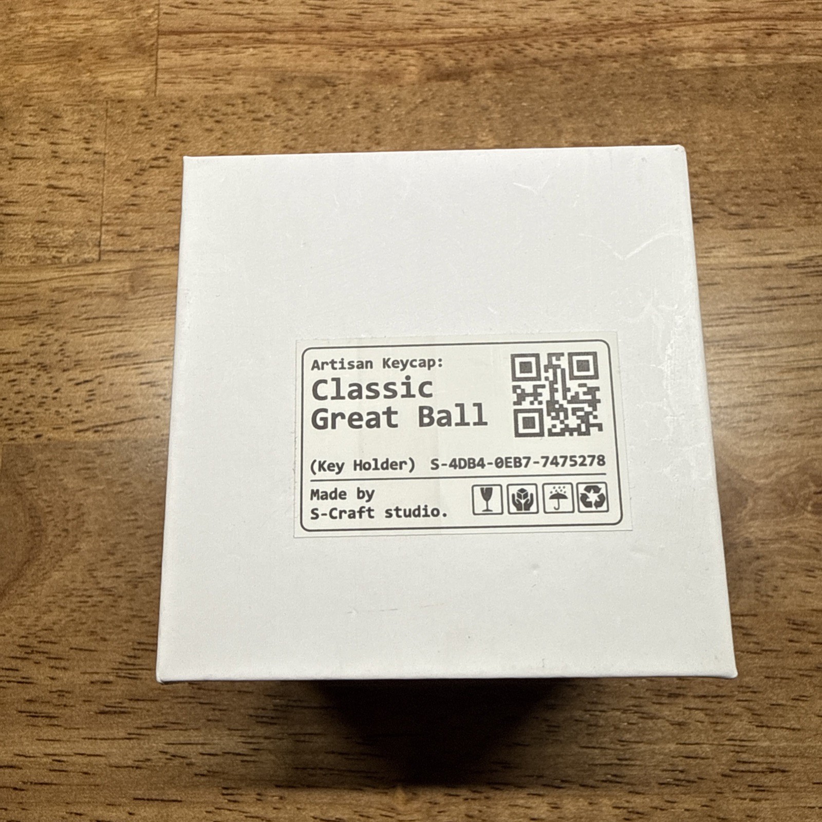 Sealed  S-Craft Pokémon Great ball Keycap Holder (NEW IN BOX, UNOPENED)