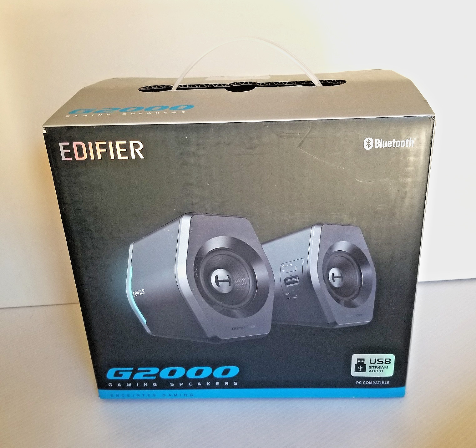 Edifier G2000 32W Bluetooth PC Gaming Computer Speakers w 12 lighting modes NEW