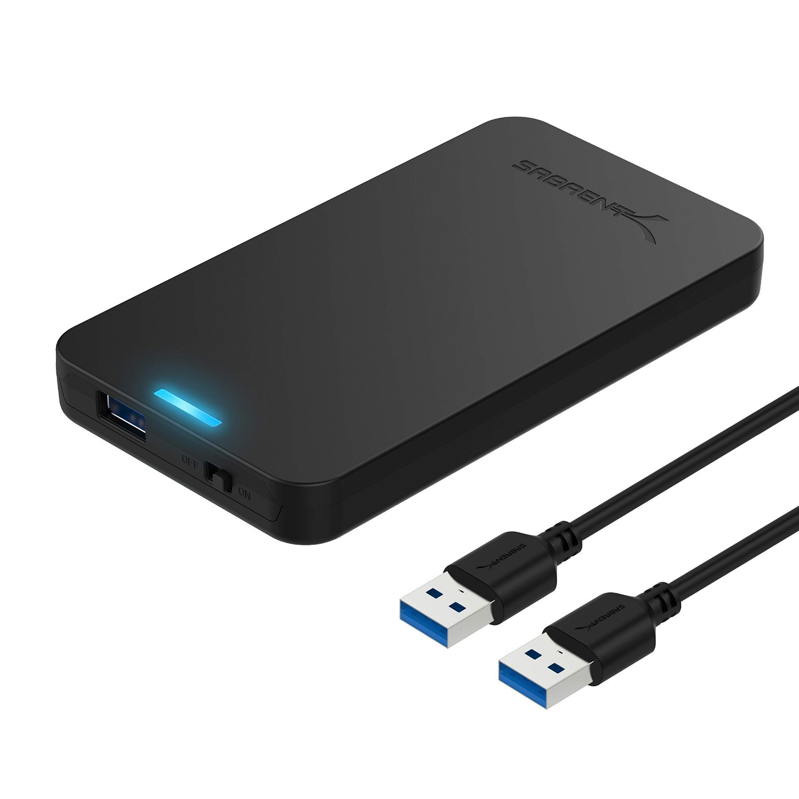 2.5in SATA to USB 3.0 Tool-Free SSD/HDD Enclosure (EC-UASP)