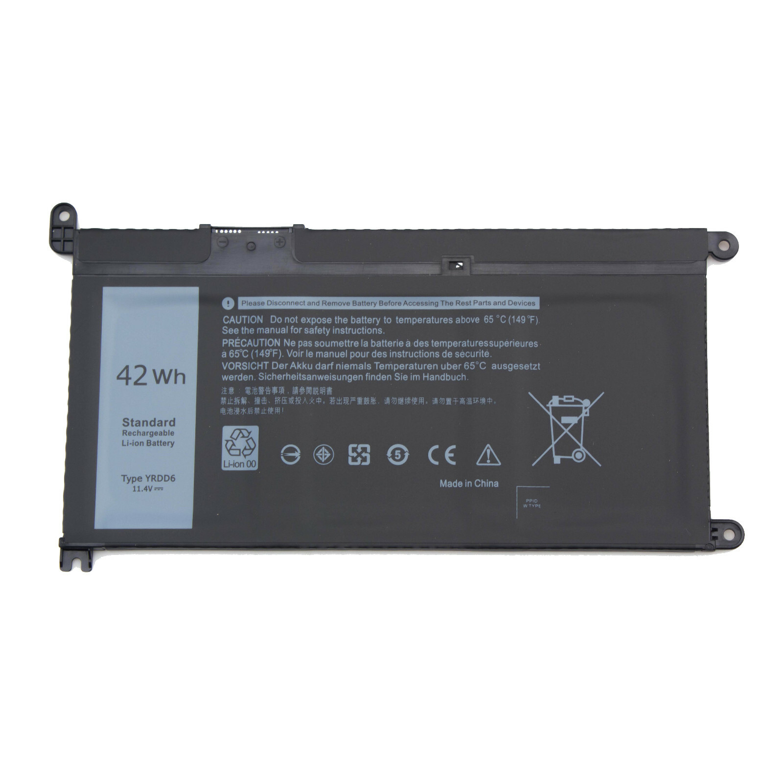 New 42WH YRDD6 1VX1H VM732 Laptop Battery For Dell Inspiron 15-3584 P75F005