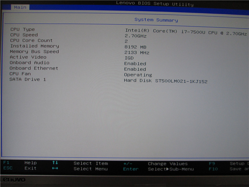 Lenovo IdeaCentre 520S-23IKU All-in-One i7-7500U 8GB 500GB HDD Win8 COA Grade C
