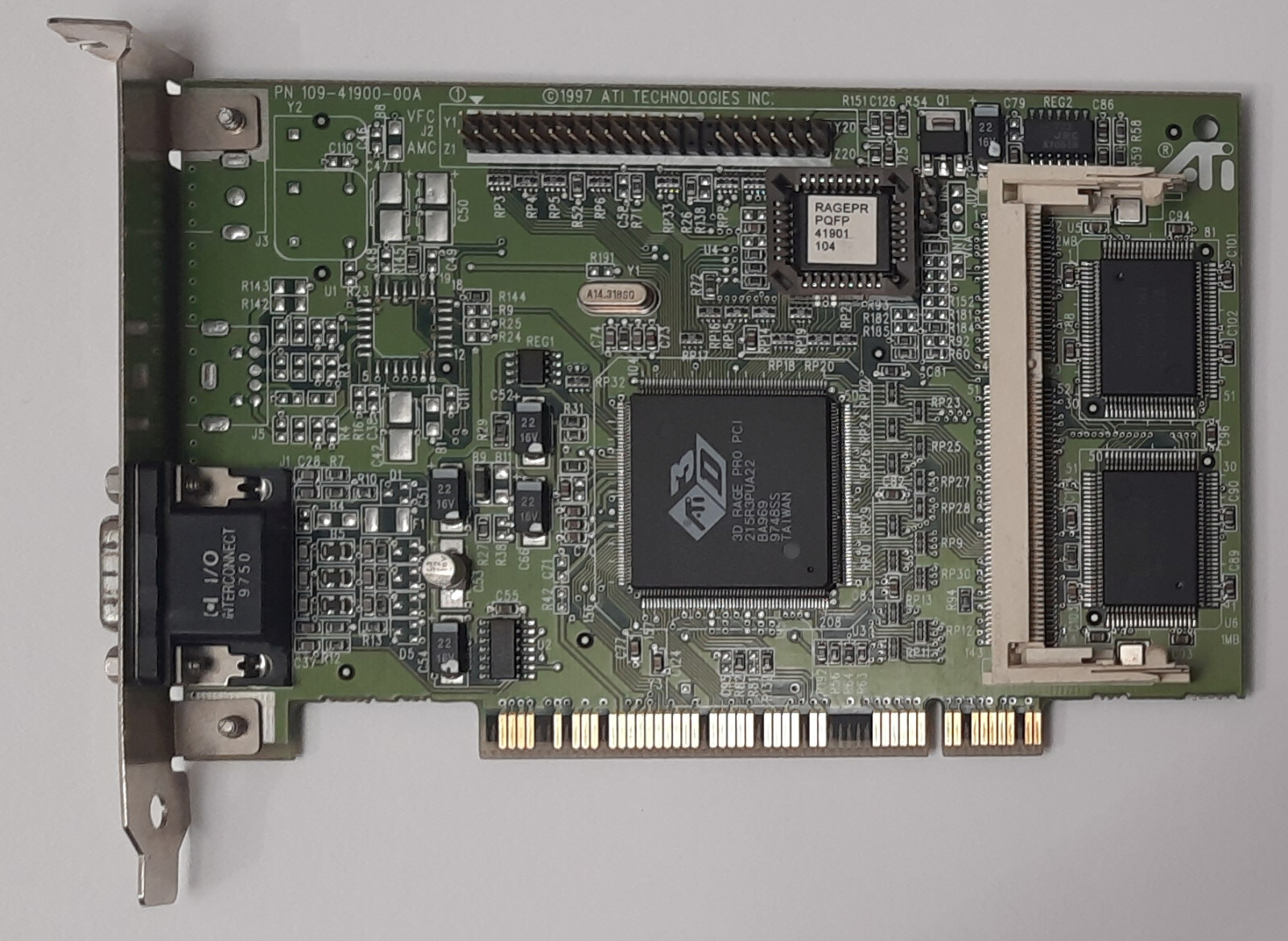ATI XPERT@Work PCI Graphics Card (ATI 3D Rage Pro Turbo, 4MB, Retro, 1997)