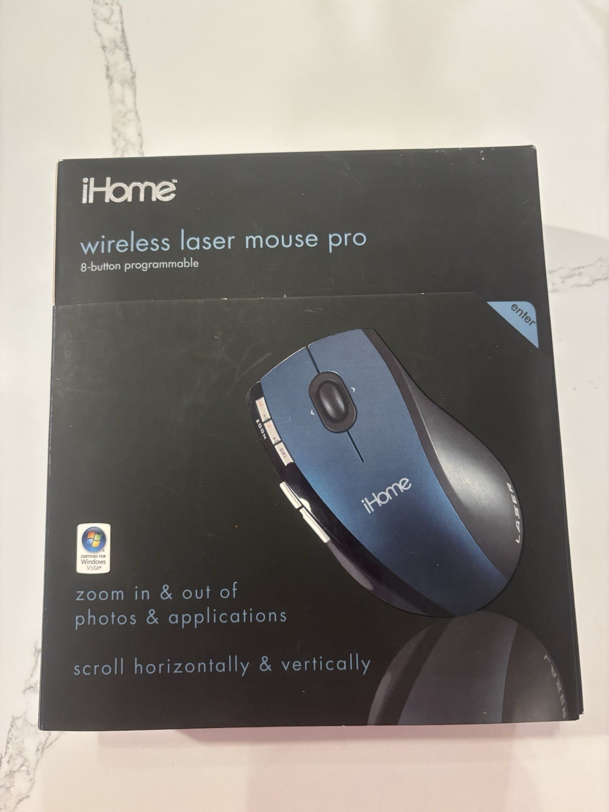 iHome IH-M136ZN Wireless Laser Mouse Pro