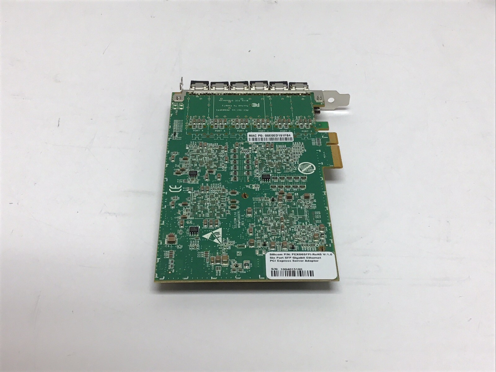 NEW Silicom PEXG6SFPI-RoHS Six Port SFP Gbit Ethernet PCIe Server Adapter