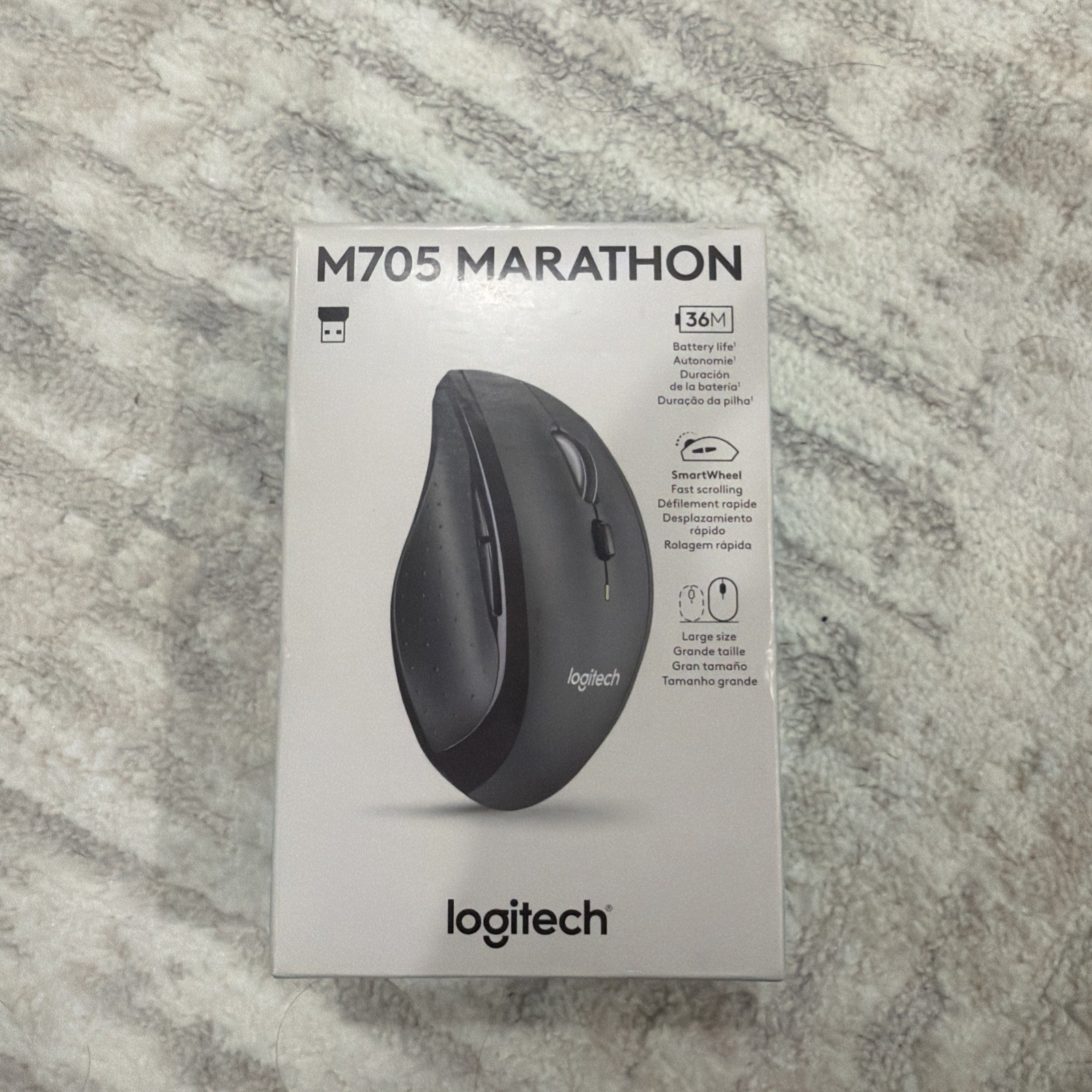 Logitech M705 Marathon (910-001935) Wireless Mouse