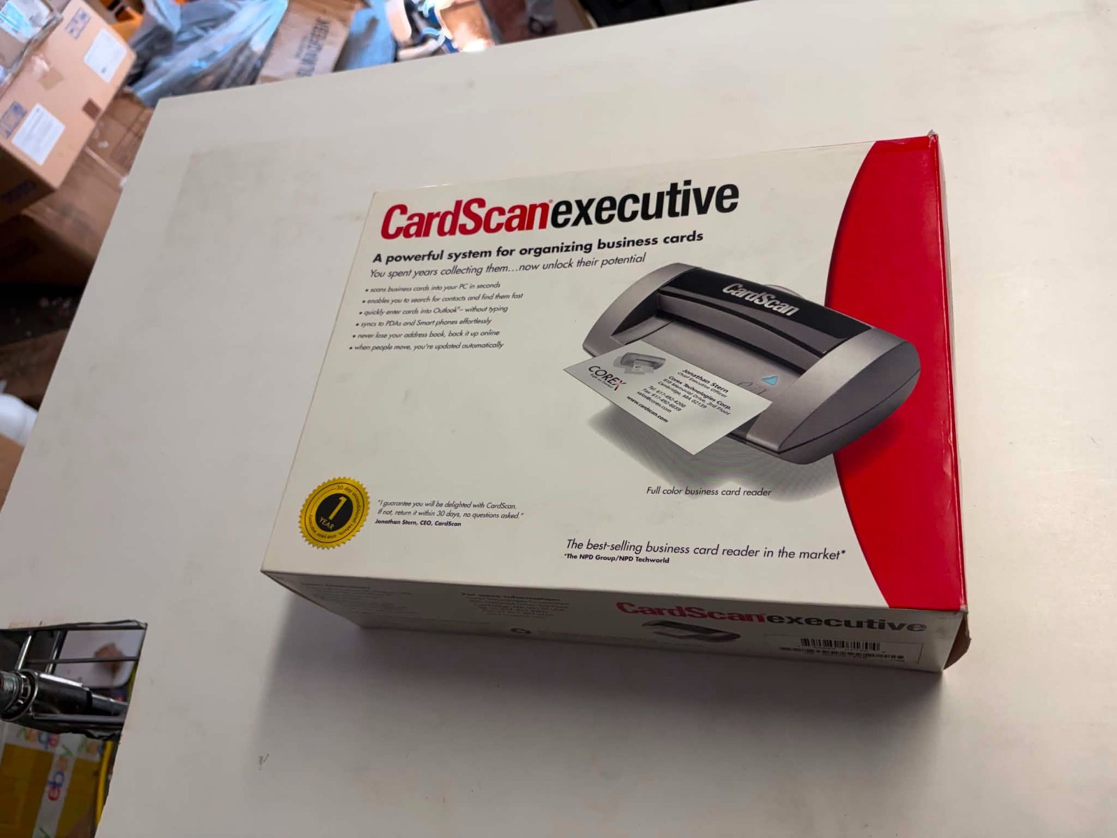 New CardScan Executive 700 Compact Business Card Scanner CS-A07170-ENG