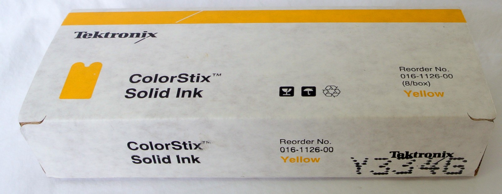 Tektronix ColorStix Solid Ink Yellow 8 Pack for Phaser Printer 016-1126-00