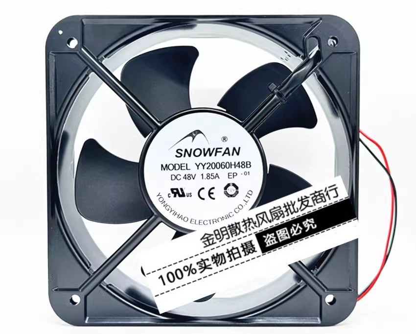 1PCS SNOWFAN YY20060H48B 48V EV Charging Station Cabinet Inverter Fan
