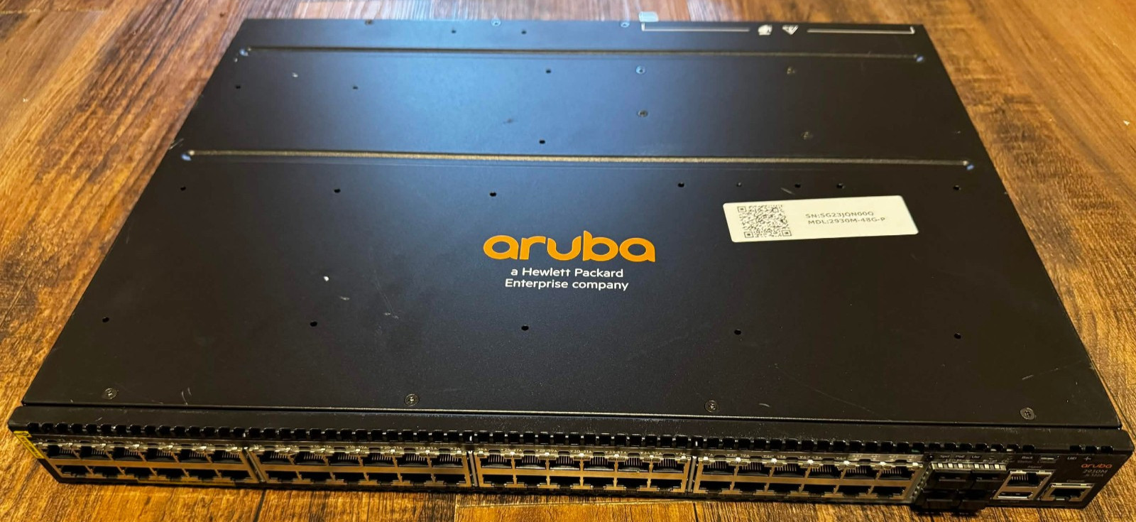Aruba JL322A 2930M 48G PoE+ Managed Switch Tested Reset No PSU