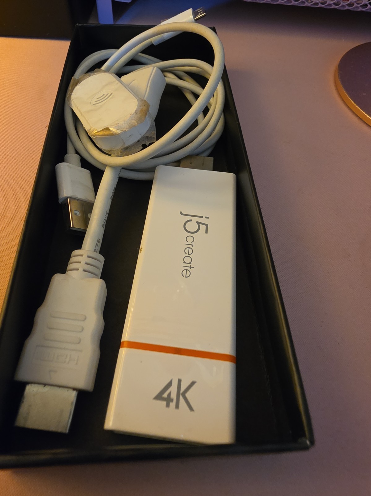 j5create ScreenCast 4K Wireless Display HDMI Adapter JVAW76 - Open Box