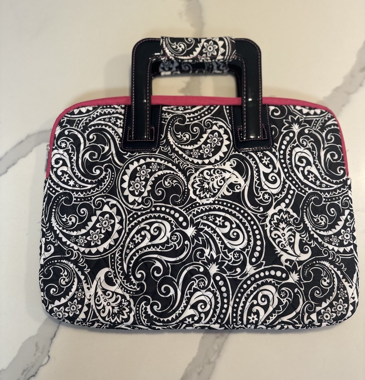 STUDIO C Paisley Laptop Bag Sleeve with Handles Fits 15”–16” Computers Clean