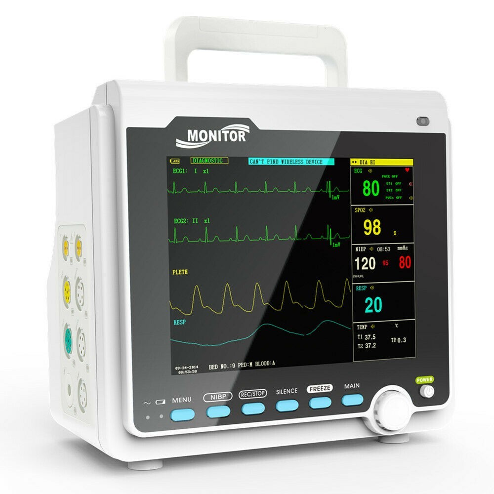 Vital Signs monitor Patient Monitor,6 Parameter 8'' TFT color LCD