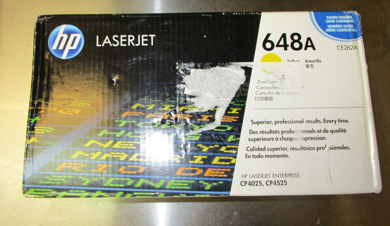 HP 648A Yellow Original LaserJet Toner Cartridge