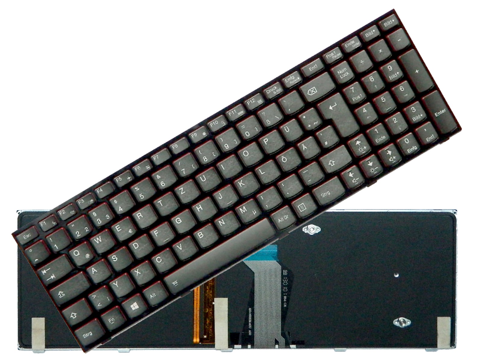 Ibm Lenovo IdeaPad Y500 Y500N Y500NT DE Lighting Backlit Backlight Keyboard
