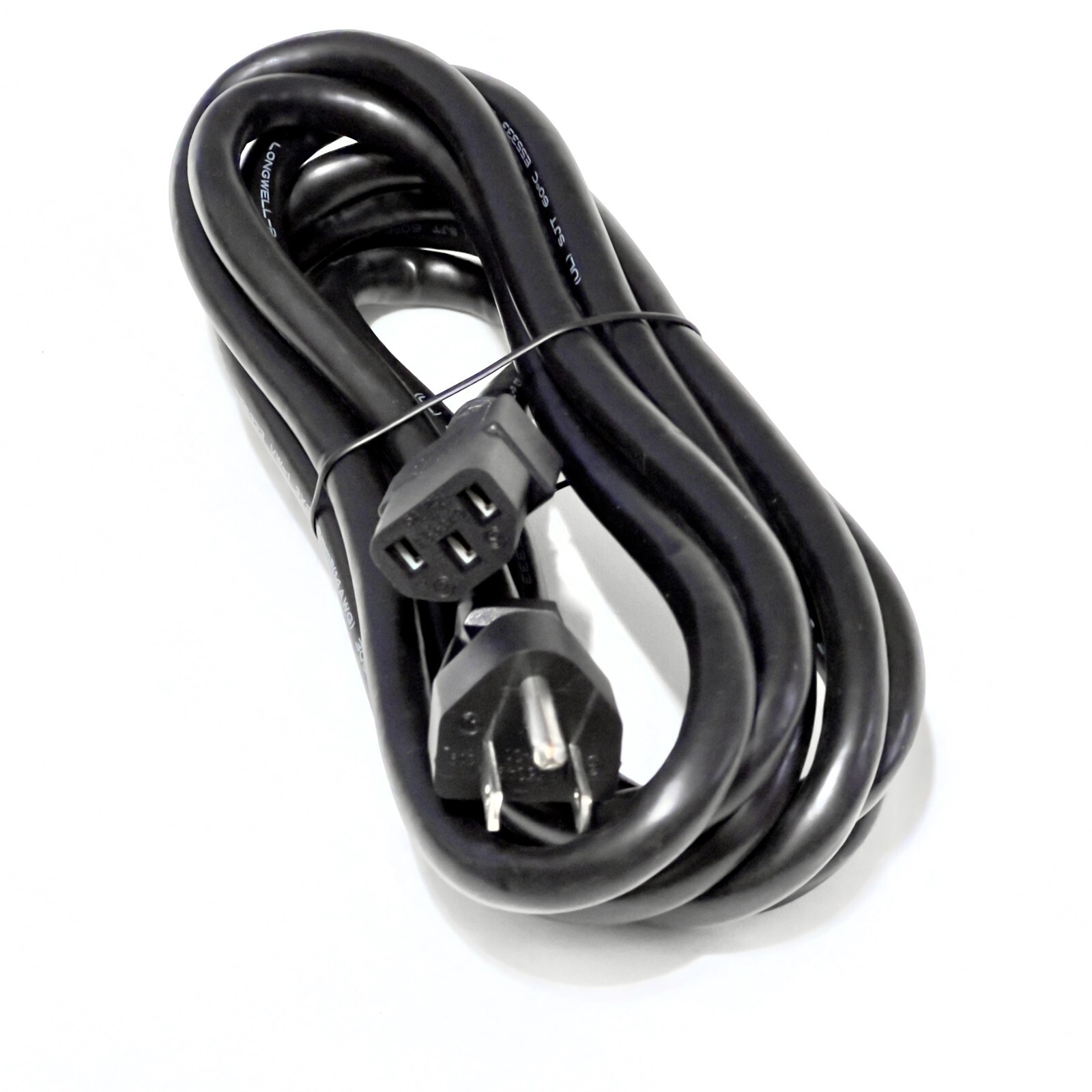 Heavy Duty 14AWG  5A 1825W 10 feet Power Cord 5-15P MALE C13 FEMALE