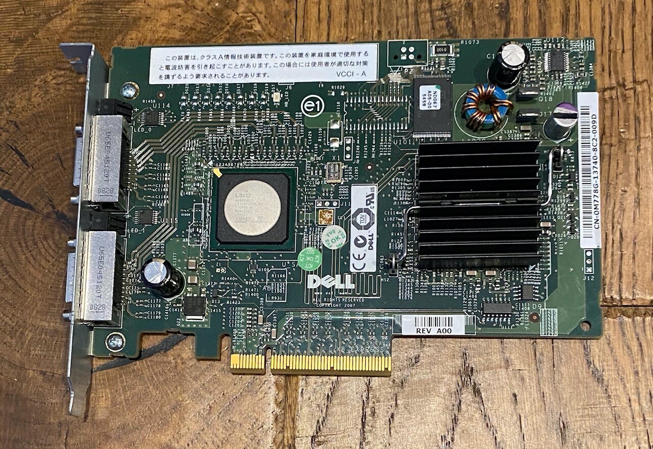 Dell 0UN939 PCI-e Raid Controller / E2K-UCS-50 (A)