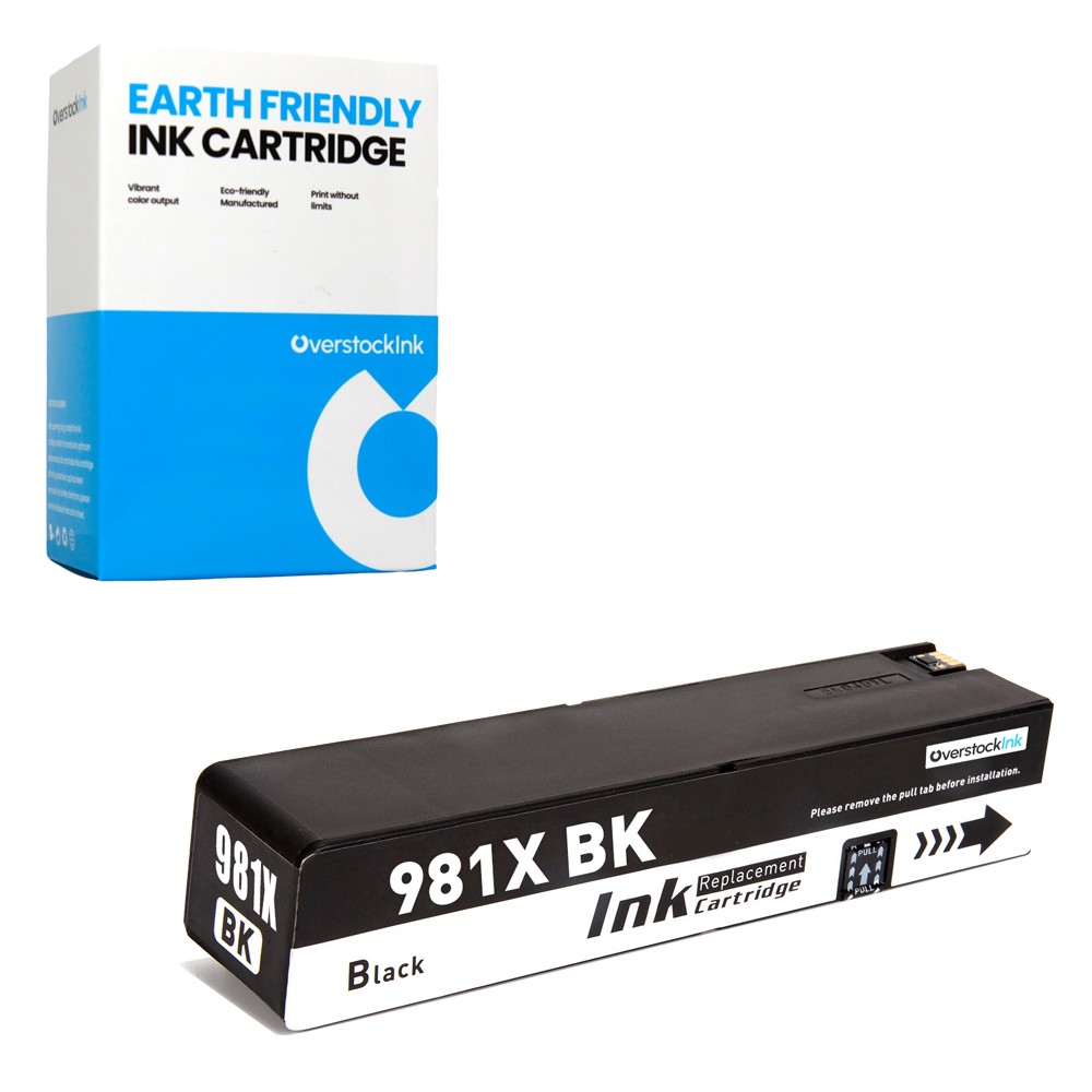 1-Pack OSI Compatible 981X Black Ink fits HP PageWide Enterprise Color 556dn
