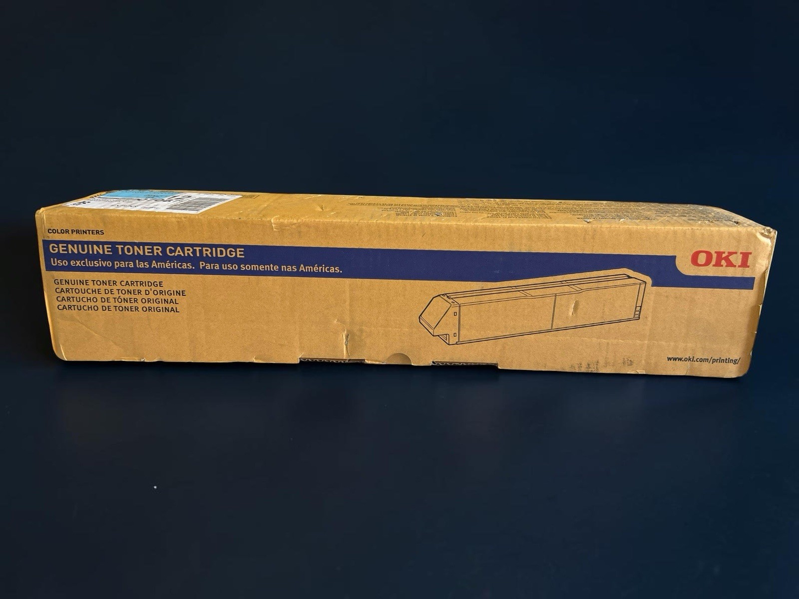 Genuine OKI 45536515 Cyan Toner 38K C931 C941 C942 OEM High Yield