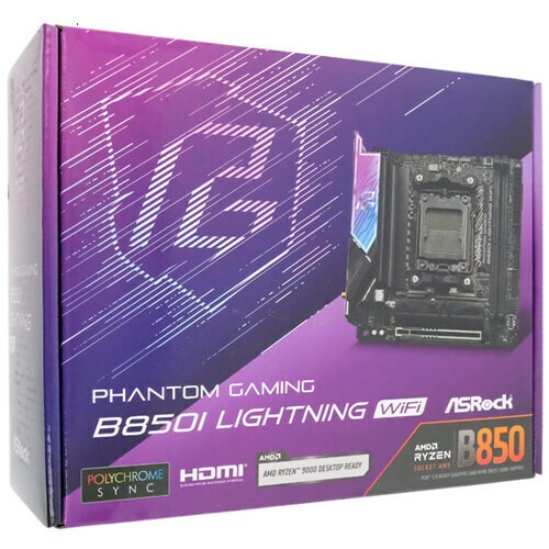 ASRock B850I Lightning WiFi Mini ITX Motherboard Socket AM5 Unused