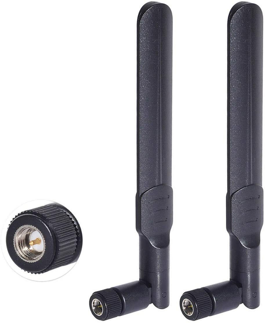 2pcs Dual Band WiFi 8dBi SMA Male Antenna for Trailer Rear View Backup Camera