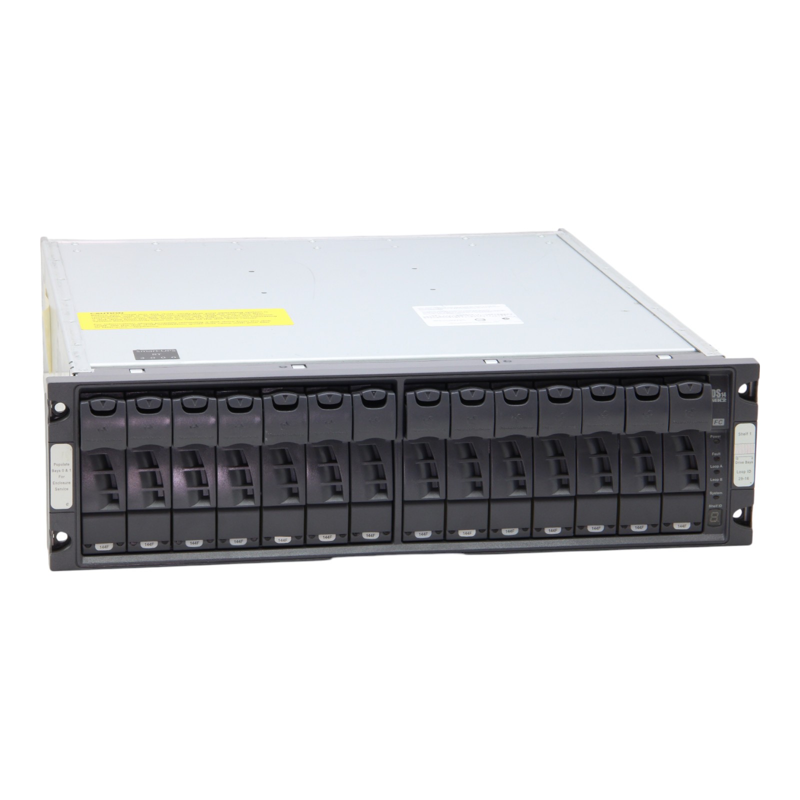 NetApp DS14MK2 RS-1401 430-00010 FAS270 14x LFF 3U Storage Disk Shelf NAS