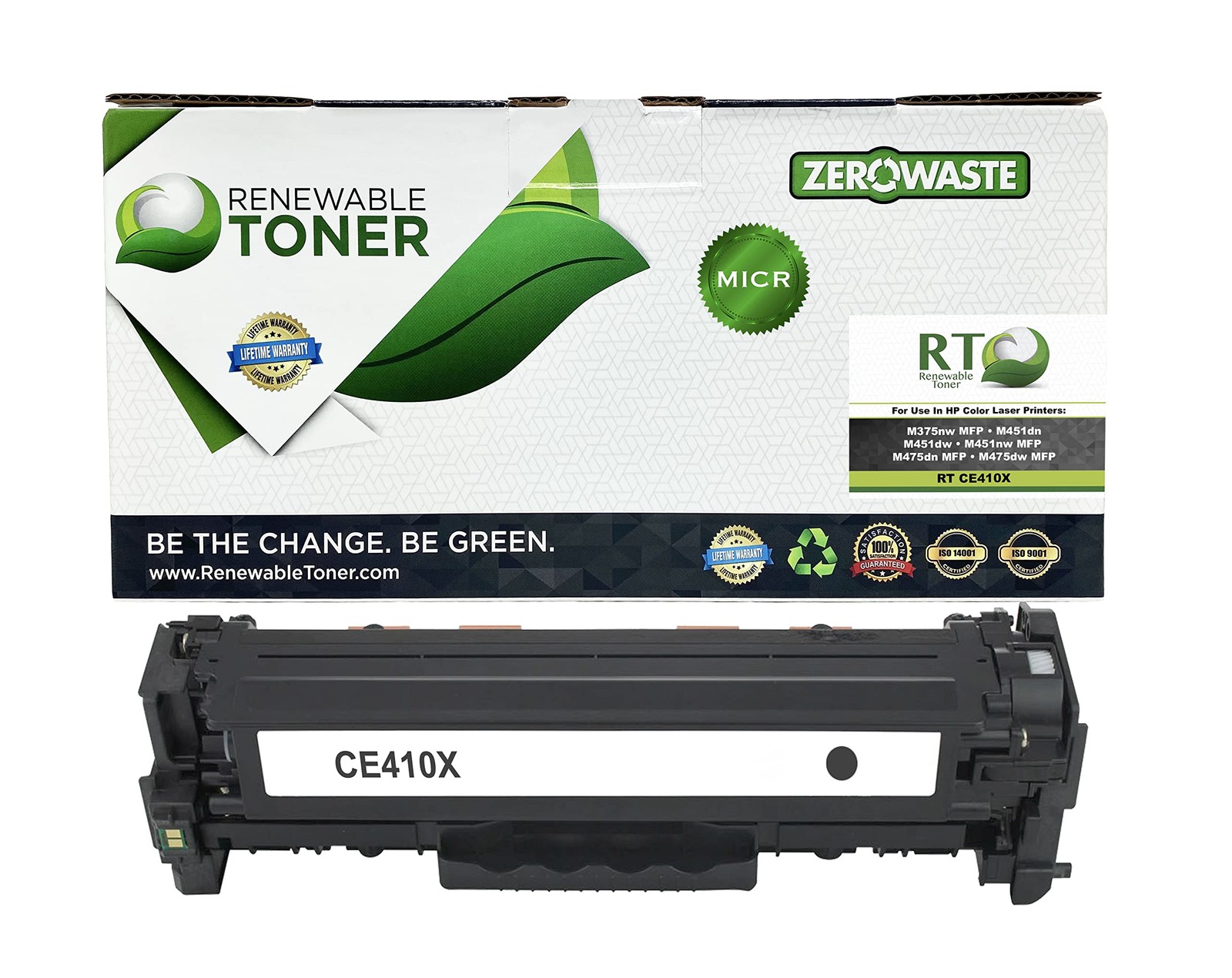 Renewable Toner 305X MICR Compatible High Yield Cartridge Black