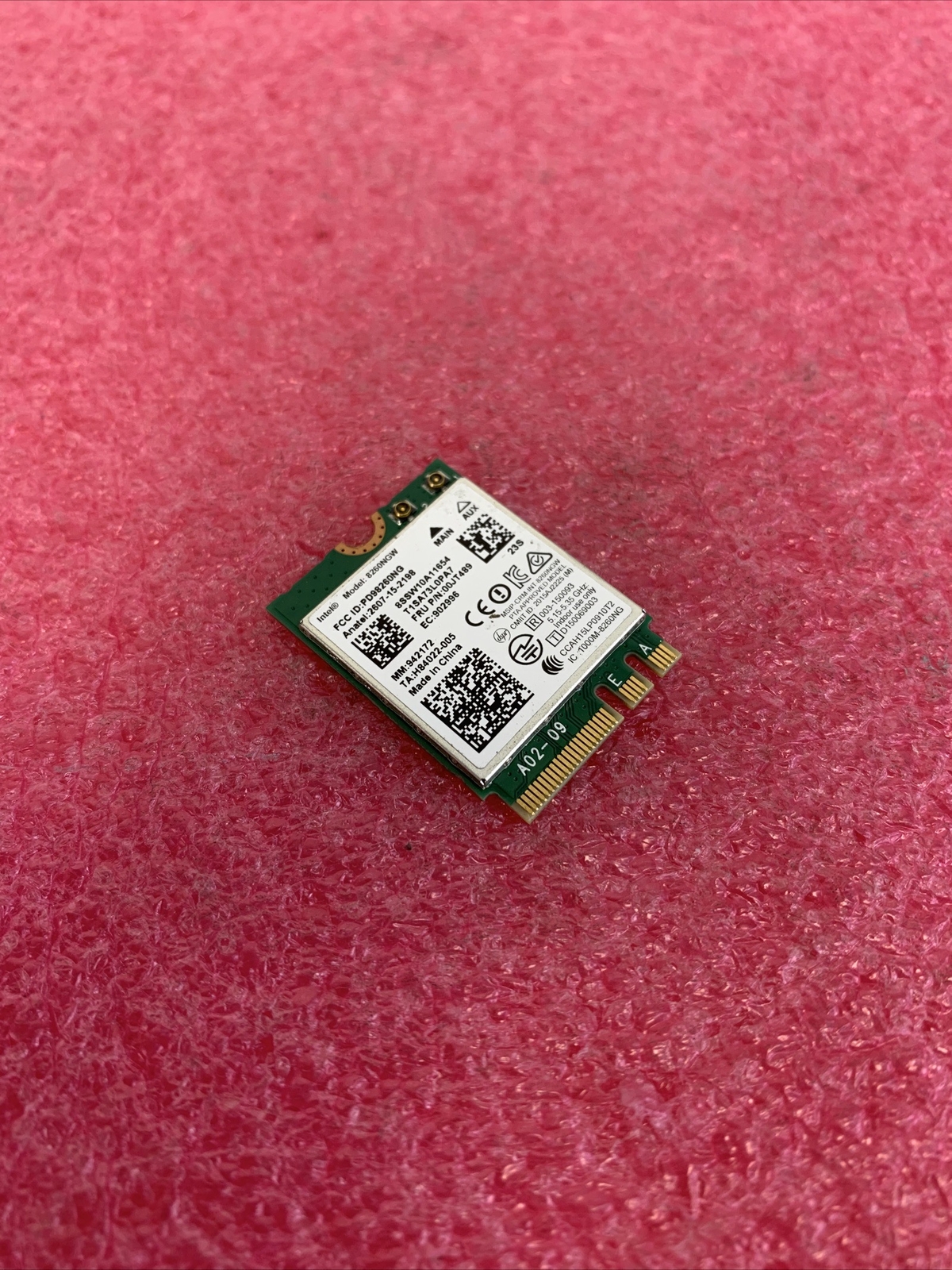 Intel 8260NGW Dual Band Wireless-AC Bluetooth WiFi M.2 Card (Lot of 2)