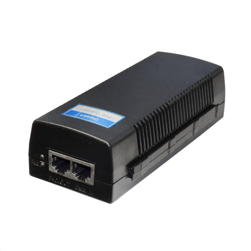 Gigabit PoE Plus Power Injector 802.3af 802.3at 48V 0.65A 30W 